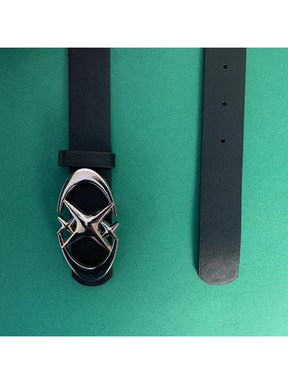 Vintage Y2K Punk Star Moon Belt - Picture 1 of 8